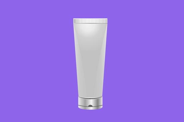 Cosmetics tube mockup cream and serum