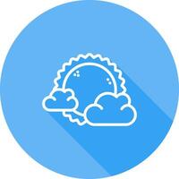 icono de vector de nube