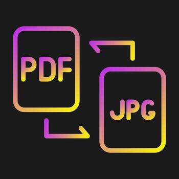 Document Conversion Vector Icon