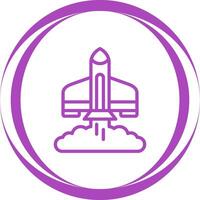 Rocket Launch Vector Icon