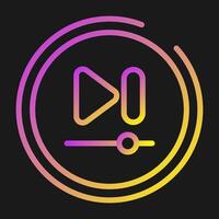 Video Next Track Button Vector Icon