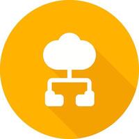 Cloud Computing Vector Icon