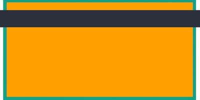 Yellow background with copy space for text. Blank text box, text placeholder vector illustration background.