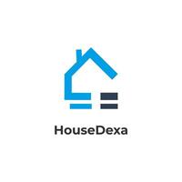 Vector Template for House Design. House Logo With a Real Estate Design Concept.