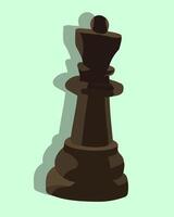 Vector isolated illustration of queen chess piece