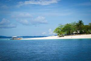 Paradise beach in Philippines photo