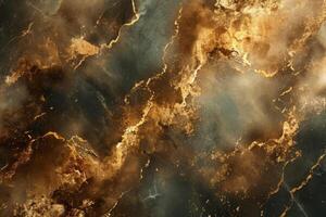 AI generated Mesmerizing golden luxury abstract artwork photo