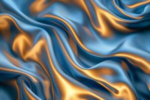 AI generated Unrivaled golden luxury abstract design photo