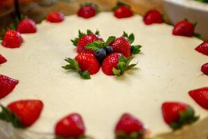 Strawberry and Blueberry Cake photo