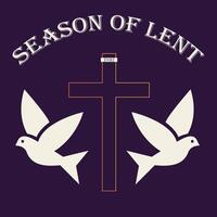 Season of Lent vector