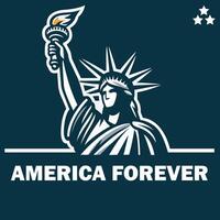 Statue of Liberty Logo Vector Illustration