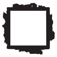 Frame isolated on white background. Vector illustration.