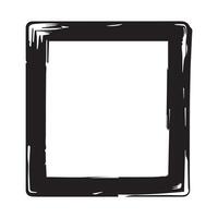 Frame isolated on white background. Vector illustration.