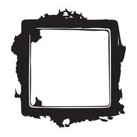 Frame isolated on white background. Vector illustration.