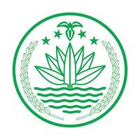 Bangladesh national emblem vector