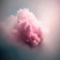 AI generated pink clouds and sky photo