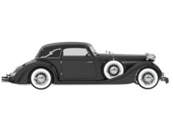 classique voiture isolé sur Contexte. 3d le rendu - illustration png