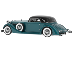 Classic car isolated on background. 3d rendering - illustration png