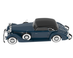 Classic car isolated on background. 3d rendering - illustration png