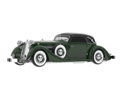 Classic car isolated on background. 3d rendering - illustration png