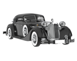 Classic car isolated on background. 3d rendering - illustration png