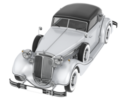 Classic car isolated on background. 3d rendering - illustration png