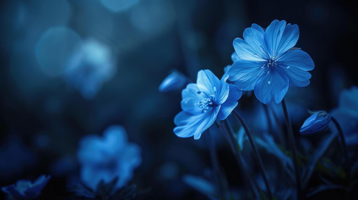 Wallpaper Blue Color Flower Images - Infoupdate.org