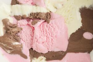 Melted Neapolitan Ice Cream photo