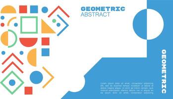 resumen geométrico forma brutalismo antecedentes. vector ilustración. moderno y sencillo elemento