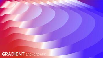 Abstract background 3d geometric gradient red to blue color design. Wallpaper business promotion background. Vector illustration.