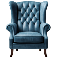 AI generated Beautiful arm chair png isolated on transparent background