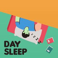 World sleep day background illustrtaion vector