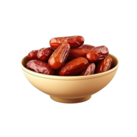 AI generated Ramadan dates png isolated on transparent background