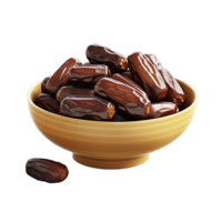 AI generated Ramadan dates png isolated on transparent background