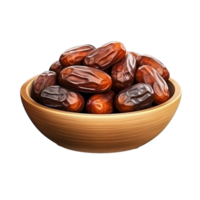 AI generated Ramadan dates png isolated on transparent background