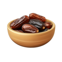 AI generated Ramadan dates png isolated on transparent background