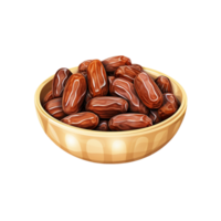 AI generated Ramadan dates png isolated on transparent background