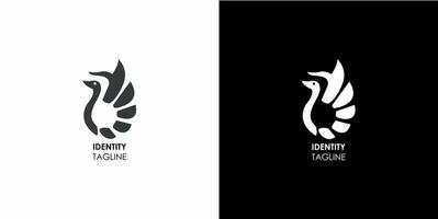 LOGO SWAN MODERN vector