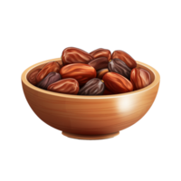 AI generated Ramadan dates png isolated on transparent background