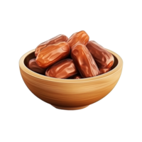 AI generated Ramadan dates png isolated on transparent background