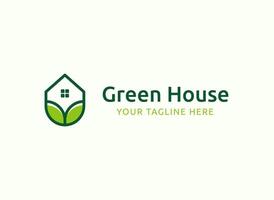 Green House modern logo concept vector illustration