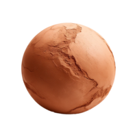 AI generated Clay isolated on transparent background png