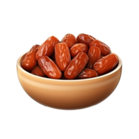 AI generated Ramadan dates png isolated on transparent background