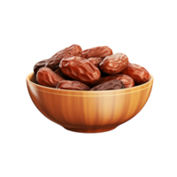 AI generated Ramadan dates png isolated on transparent background