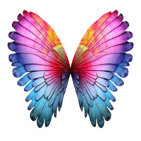 AI generated Color wing png isolated on transparent background
