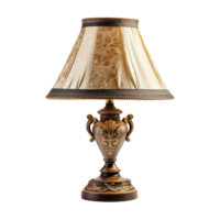 AI generated Vintage lamp isolated on transparent background png