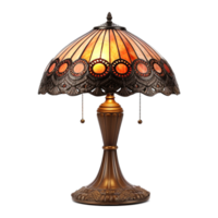 AI generated Vintage lamp isolated on transparent background png