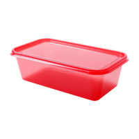 AI generated Plastic box isolated on transparent background png