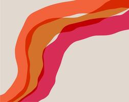 Abstract wave color design for templates. vector