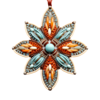 AI generated Beadwark craft isolated on transparent background png